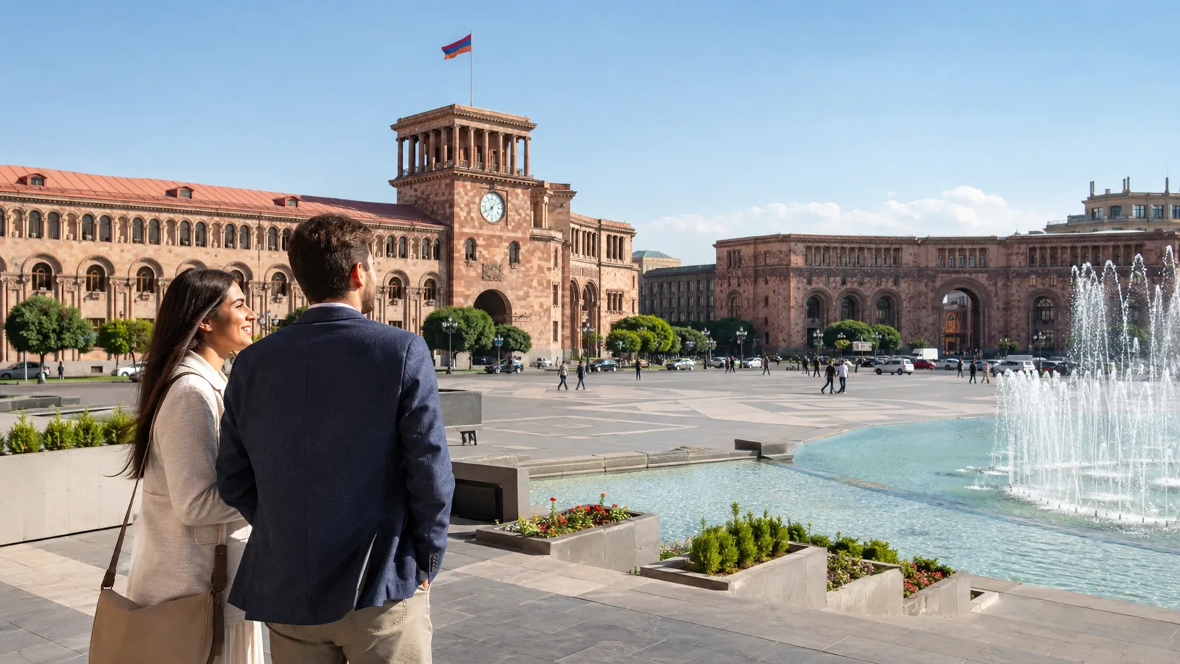 Պատկերավոր ճանապարհորդներ Երևանում